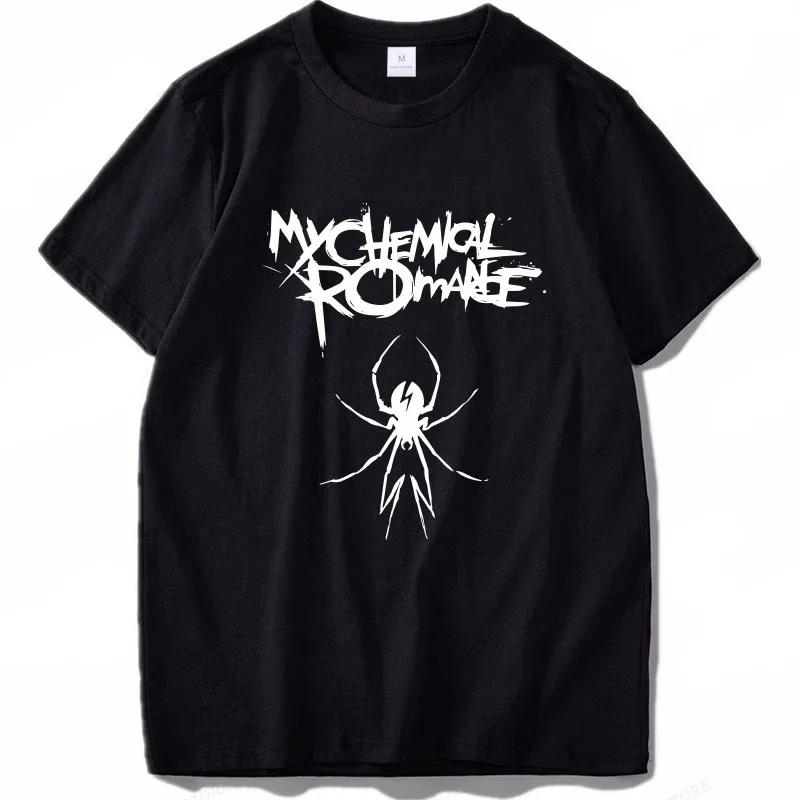 Camiseta My Chemical Romance Hombre Moda Camisetas Camiseta de Algodón Niños Hip Hop Tops Camisetas Camiseta Mujer Verano Vintage Anime Tops Niño