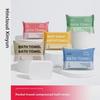 Travel Pocket 5-Pack Disposable Compressed Towels: Portable, Thick, Enlarged and Individually Packaged Towels
