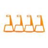 4PCS Flat-mounted Base Heighten Support Bracket Console Holder Stand Cooling Legs