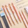 Crayon mécanique de couleur joli motif rose, pour écrire des étudiants, papeterie cadeau créatif, fournitures scolaires