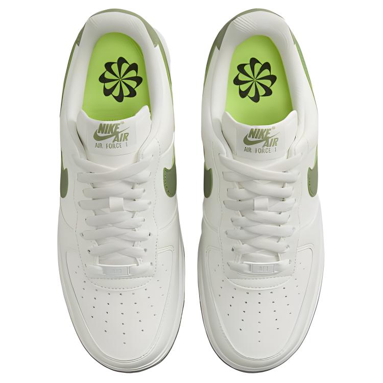 Nike Air Force 1 07 SE Next Nature Sail Oil Green Women Sneakers Cream Volt DV3808-106