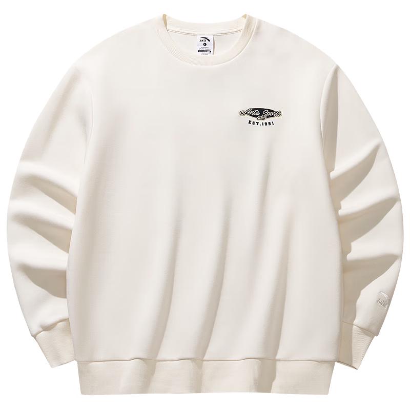 Anta Men's Trendy Round Neck Pullover Sweatshirt