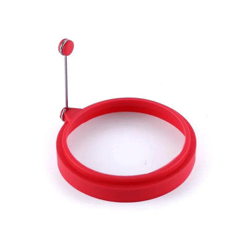 4/7 Holes Egg Pancake Maker Non Stick Silicone Mould Kitchen Baking Omelet Moulds Flip Cooker Egg Ring Egg Mold Baking Accessory