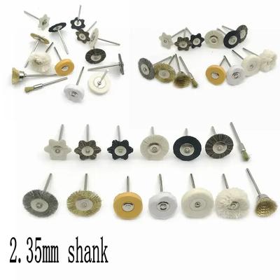 Professional Polishing Bristle Brush Set with Wheels for Rotary Tool Jewelry Making Nail Art DIY Craft Metal Grinding Accessorie