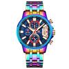 [MINIFOCUS] MINIFOCUS Herren Armbanduhr Chronograph mit Metallarmband MF0352G02