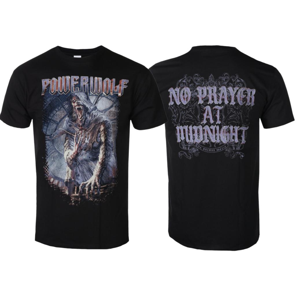 Powerwolf Chaos Crest Bedrucktes T-Shirt Power Metal Band Stil Tägliches T-Shirt Geeignet für Unisex