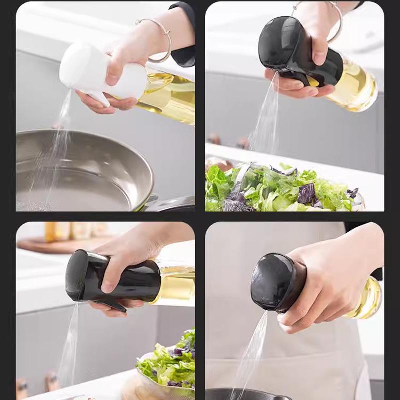 Press Oil Spray Bottle Kitchen Barbecue Oil Spray Bottle Soy Spray Bottle Air Fryer Oil Bottle Spray Bottle