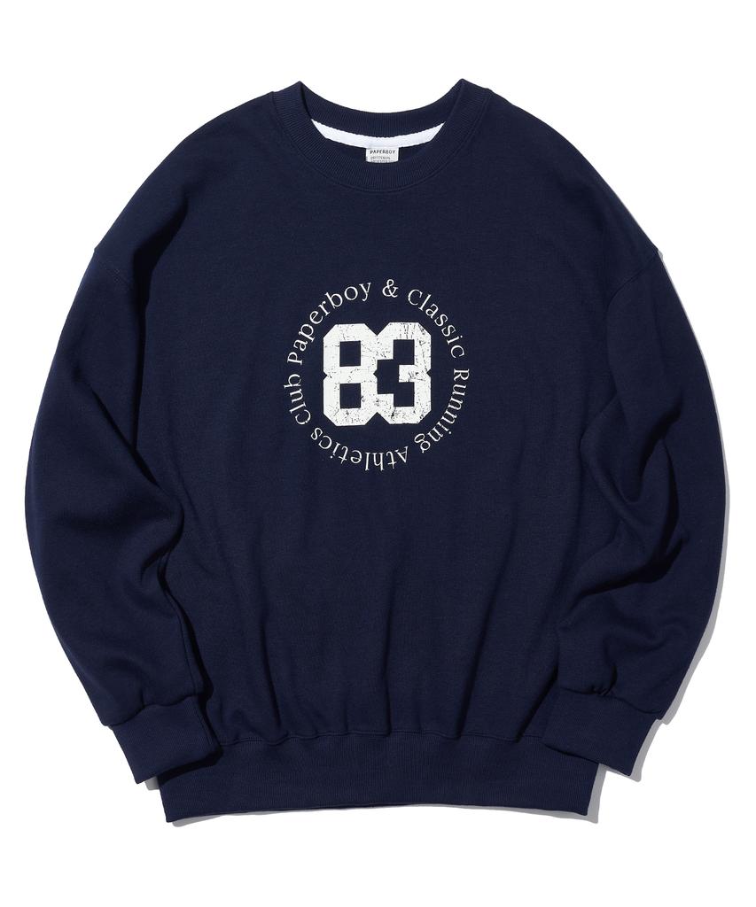 PAPERBOY Beginning 83 Sweatshirt - Navy