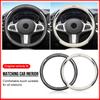 Leather Carbon Fiber Car Steering Wheel Cover Car Accessories For KIA Sportage Rio Ceed Proceed Sorento Picanto Optima Niro