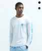 Leijibi Dry Cooling Lettering Loose Fit Long Sleeve Rash Guard M (3 Colors) (A Type)