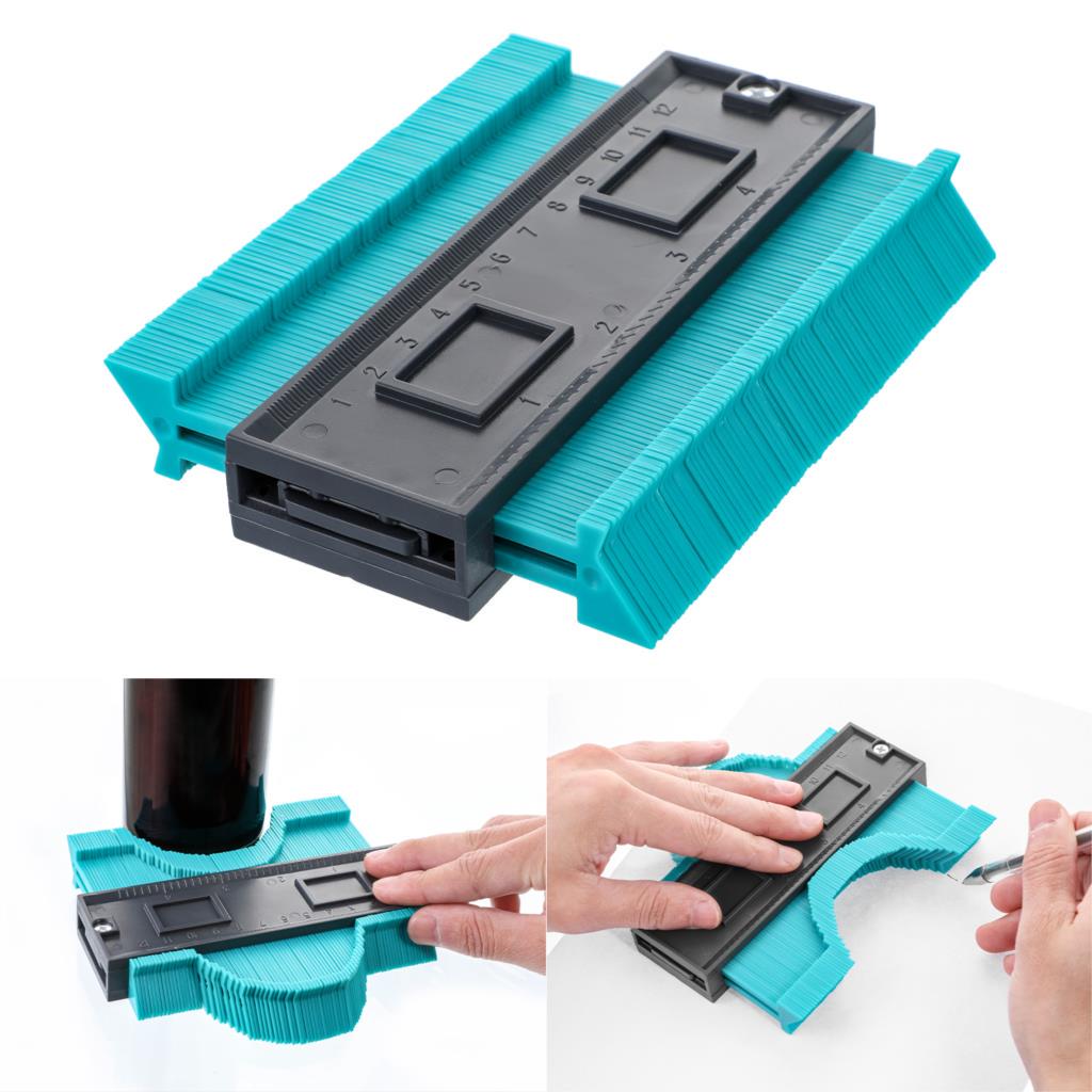 120mm Contour Profile Gauge Tiling Laminate Tiles Edge Shaping Duplicator Wood Measure Ruler