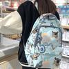 Primary School Children's Graffiti School Backpack High School Students Junior High School Students Backpack