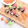 3Pcs/set Fruit Cutters For Children Kids Food Cookie Sandwich Mold Maker Vegetable Bread Mould Set Kitchen Bento Tools