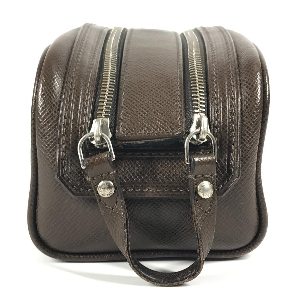 Louis Vuitton M32498 Taiga Trousse Ivan Bag Pouch with Handle Clutch Bag