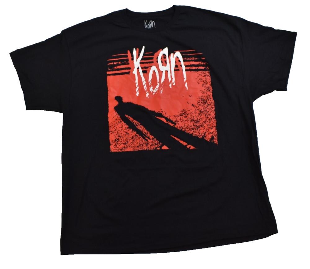 Korn Herr Korn Metal Rockband Skuggman Svart T-shirt Ny 2XL Unisex T-shirt