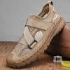 Summer Men's Casual Shoes Handmade Mesh Breathable Sandals