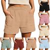 Women's Shorts Summer Casual  With Pockets Drawstring Elastic Lightweight  Outdoor
