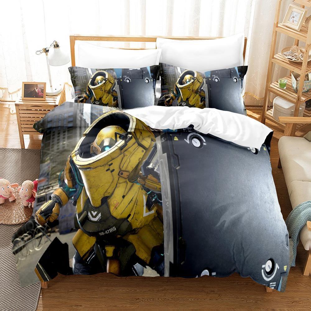 Game Exoprimal Bedding Set Single Twin Full Queen King Size Bed Set Adult Kid Bedroom Duvet cover Sets 3D Anime Bed Sheet Set