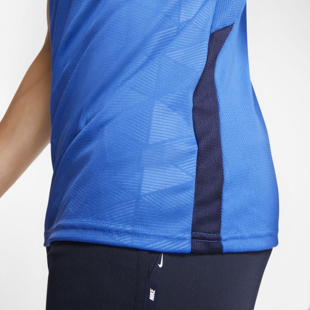 Nike Polo Shirts Men's Blue Polo Collar Moderate Straight Fit BV6725-463