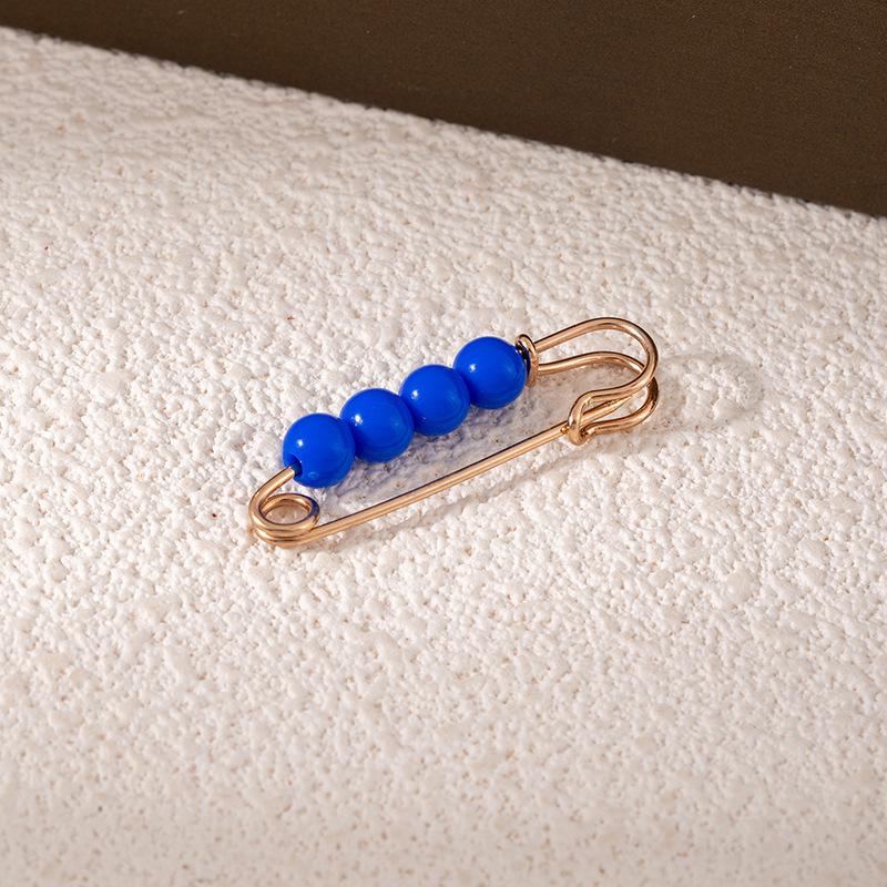 Adjustable Waist Reduction Brooch with Colorful Pearl Rhinestones