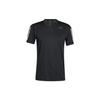 T Shirts Men's Black Crew Neck Moderate Straight Fit GL0460