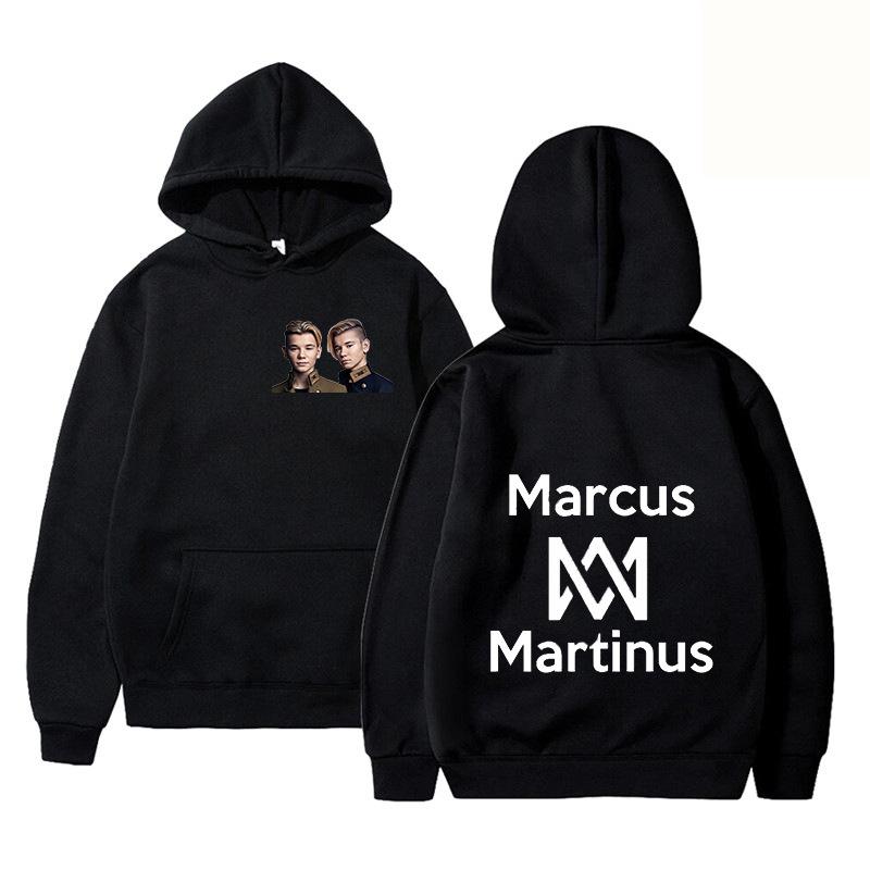 Sweat-shirts à capuche Marcus et Martinus Automne Hiver Homme Femme Mode Marque Oversize Design Couple