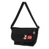 Nylon Messenger Bag JR SLIM FZP 500D CORDURA 25  POOH BLK