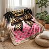 Queenly Glamour 1 Theme Blanket Lightweight Warm Flannel Blanket Decorative Throw Blanket for Home Decoration