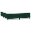 Box Spring Bed Without Mattress Dark Green 180X220 Cm