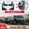 For SUBARU OUTBACK 2021 2022 2023 Mud Flaps Splash Guard Mudguards MudFlaps Front Rear Fender Styling Car Protector Accessories