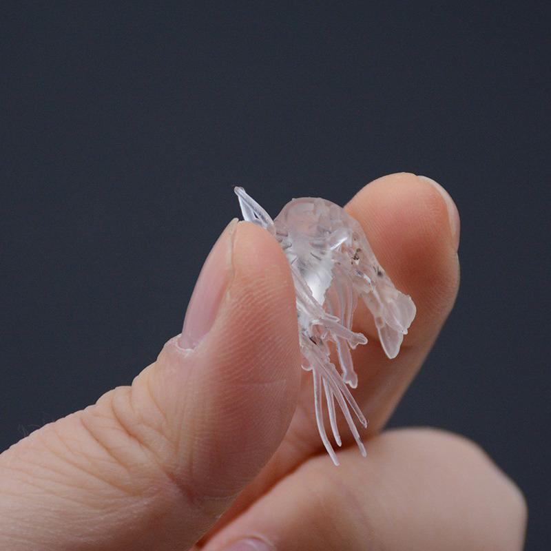 15Pcs New Pvc Shrimp Lures Multicolor Soft Luminous Shrimp Bait Set Fishing Lure With Sharp Hook