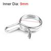 10Pcs/set 5mm-30mm Fuel Line Hose Tubing Spring Clips Clamps Assortment Kit Tube Spring Clips for Motorcycle Scooter ATV