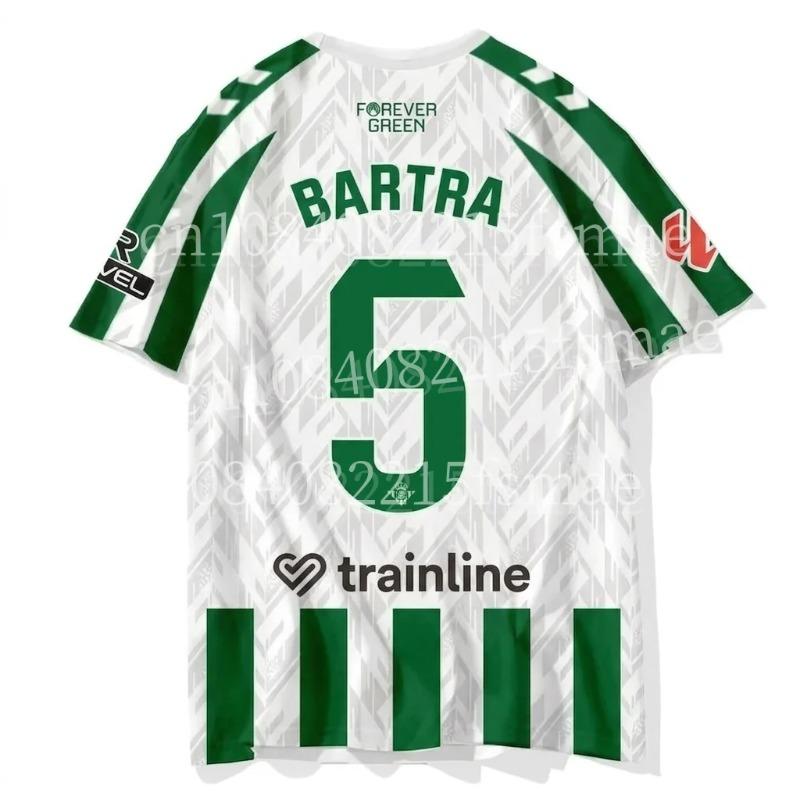 2026 Maglia da Calcio a Strisce Verdi e Bianche da Uomo Manica Corta Asciugatura Rapida Maglietta da Calcio Traspirante T-shirt Sportiva Uniforme da Allenamento di Squadra