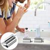 Toothpaste Tube Squeezer Stainless Steel Toothpaste Roller with Rotating Handle Labor Saving Toothpaste Tube Wringer Cleanser Presser