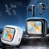 Active Noise Cancelling Earbuds ANC with Smart Touch Screen, TWS True Wireless Ear Buds Earphones