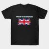Proud To Be British T Shirt For Joke Birthday Funny Motorcycle Motorbike England