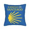 Buen Camino De Santiago Square Pillowcases Home Compostela Peregrino Cushion Cover Cute Home Decoration Throw Pillow Case 40*40