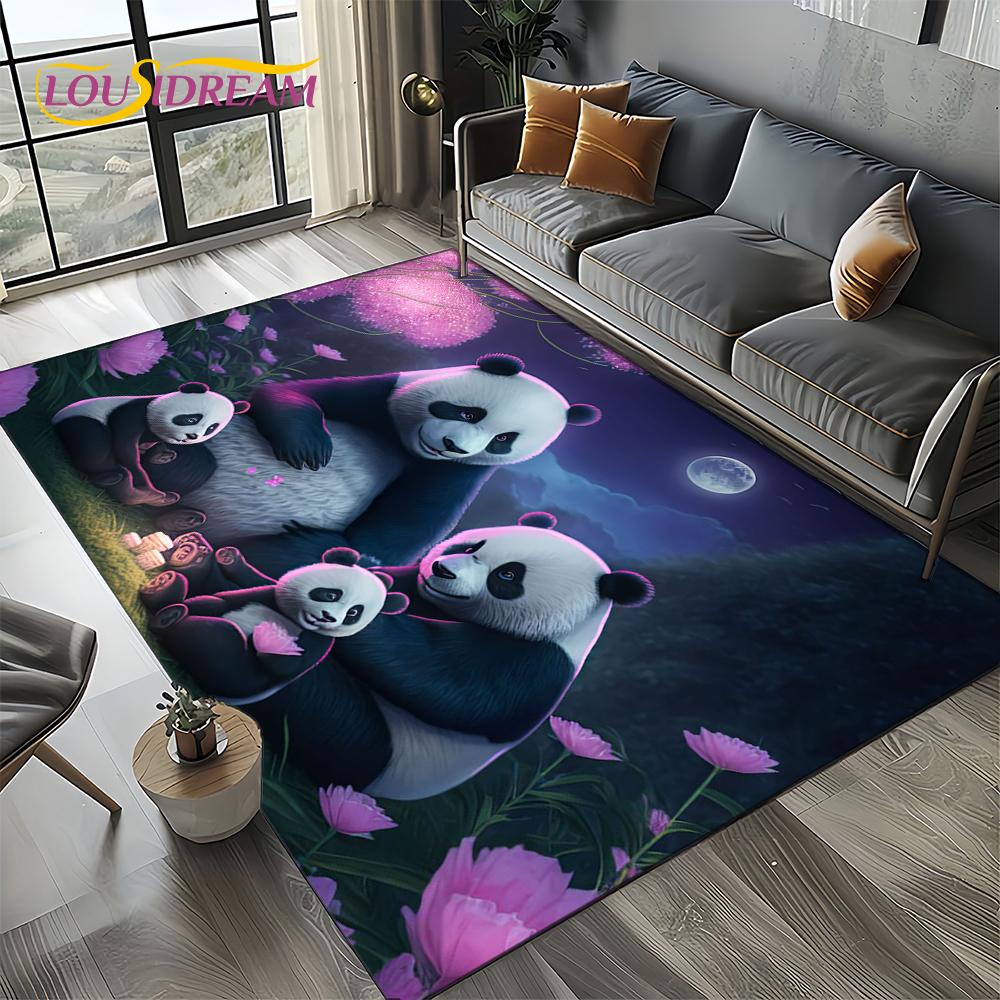 3D Álom Állat Rajzfilm Panda Aranyos Szőnyeg Szőnyeg Nappaliba Hálószobába Otthonra Kanapé Dekoráció, Gyerekszoba Szőnyeg Csúszásmentes Padlószőnyeg Ajándék