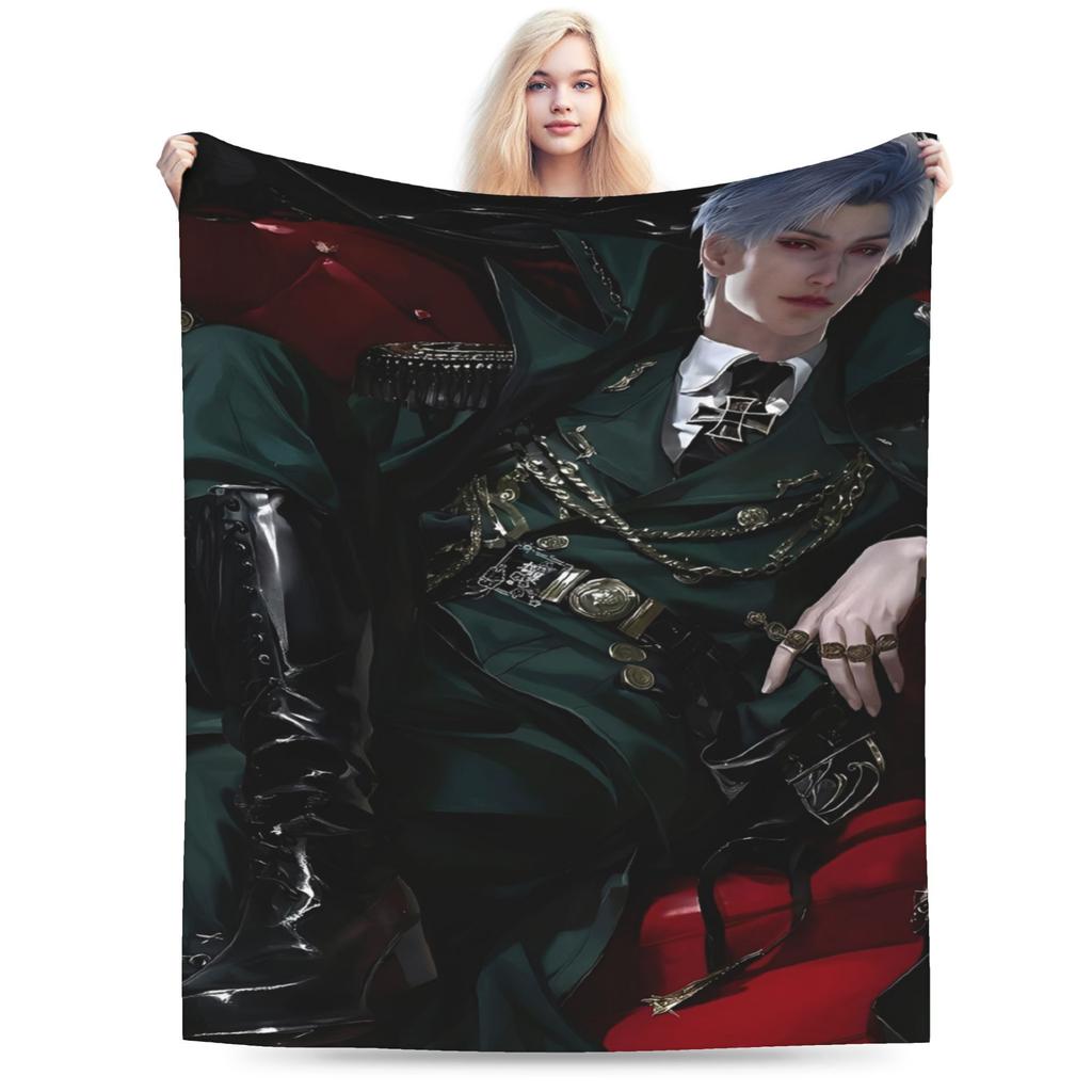 New  Love and Deepspace Sylus Blanket Super Soft Fleece Cozy Throw Blankets Machine Washable