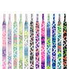 1Pair Colorful Leopard Print Shoelaces AF1 Sneakers Shoe Laces Fashion Quality Flats Shoelace 120/140/160CM Shoes Accessories