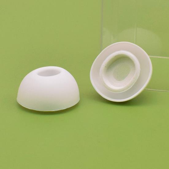 1 Pair Ear Soft Dustproof Silicone Tips Cap Comfortable Non-slip Ear Buds Tips