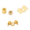 10Sets With Mounting Screws String Retainer Guide Gold Color Guitar String Tree  For Guitar