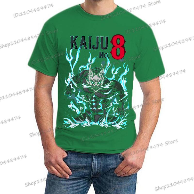 Kaiju No 8 T-Shirt Herren Kafka Hibino T-Shirt Damen Lustig Manga Kaiju No 8 Geschenk Streetwear Grafik T-Shirt Japanisches Anime T-Shirt