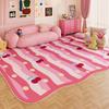 Dopamin Farbe Schlafzimmer Dekoration Rosa Teppich Große Teppiche für Wohnzimmer Flauschig Weich Kinderteppich Dickes Plüsch Garderobenteppich