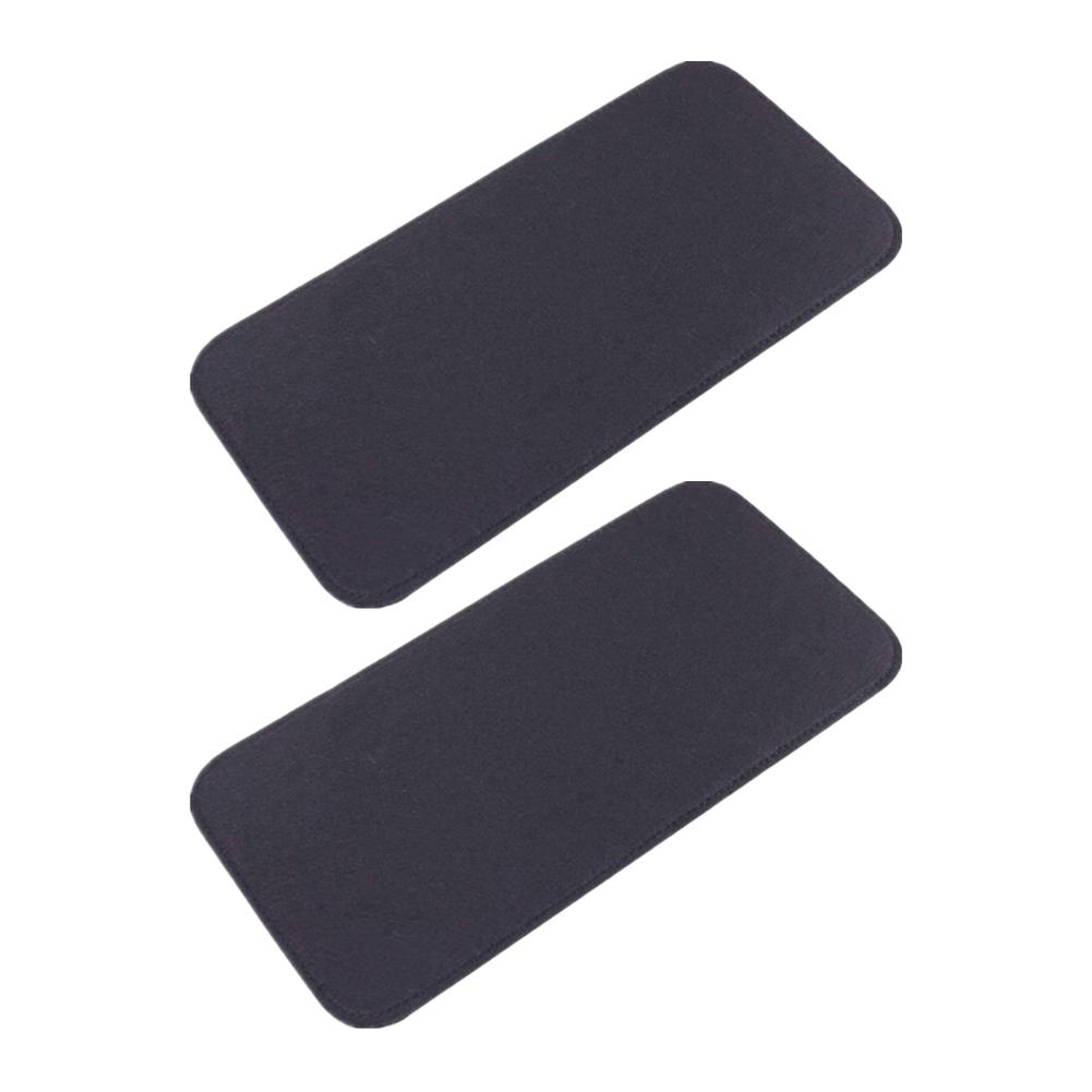 2pcs Door Felt Floor Mat Car Anti Dirty Dust Absorbent Mat Non-Slip Wear-Resistant Car Interior Protection Mat RV Carpet Mats