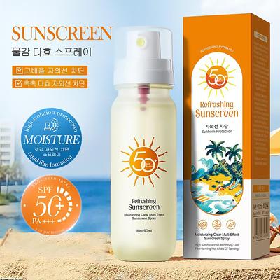 Spray Solaire Coréen Spf50 Waterproof Visage Corps Longue Durée Protection Solaire Brume Isolante Protecteur UV Éclaircissant Hydratant Soin de la Peau