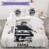 Peaky Blinders Pattern Bedding,Quilt Set Quilt Cover Pillowcase Home Birthday Gift(1 * Duvet Cover + 2 * Pillowcase, Without Core)_lx