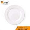 Wohe White Melamine Round Dinner Plate