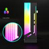 Adjustable GPU Holder Video Card Riser RGB Black Aluminum Alloy