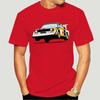 Funny Rally Car Print T Shirt for Men Clothing Casual O-neck Short Sleeve Top Fashion Group B Tee Shirt Summer Oversized T-shirt